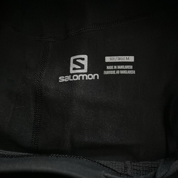 Men’s Salomon Wind Shield pants, size medium, zippered bottom cuffs. - Picture 7 of 9